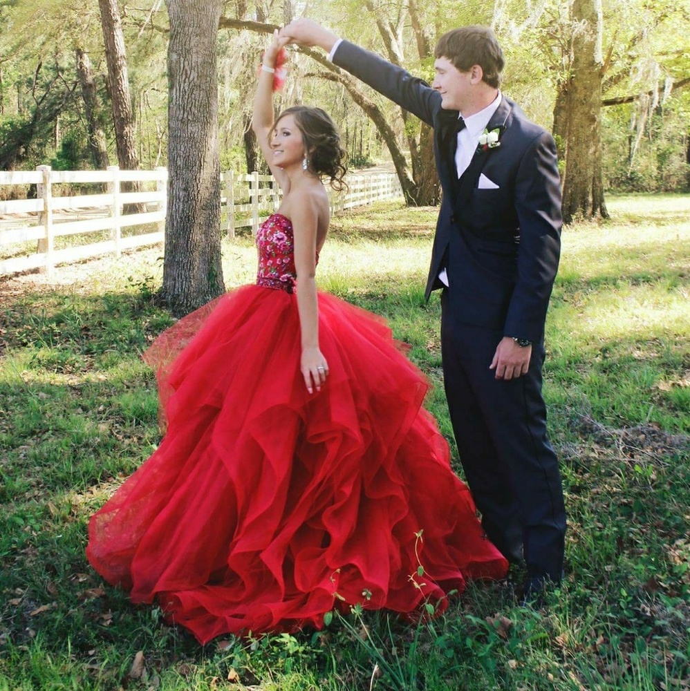 Mori Lee Ball Gown Prom Dress